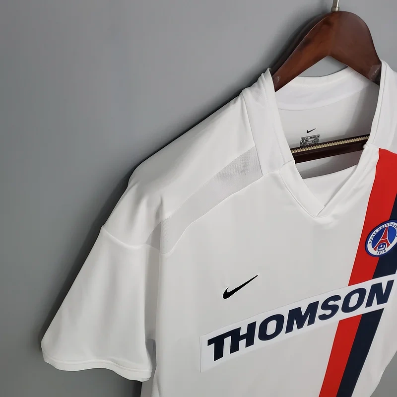 Retro PSG 2002-03 away white Football jersey retro