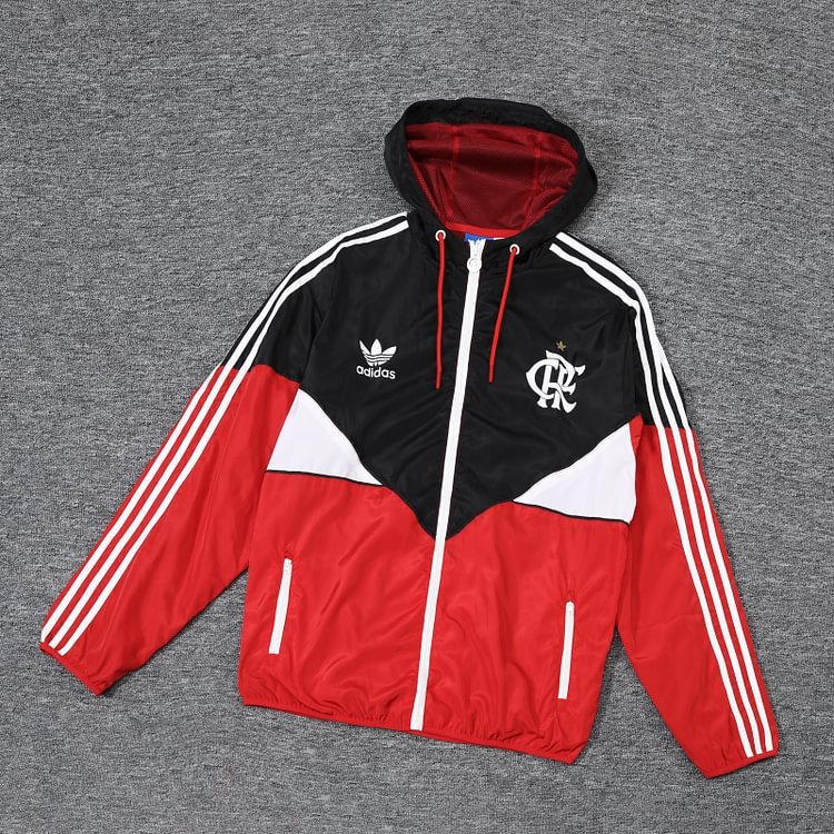 2023 flamengo player hooded windbreaker