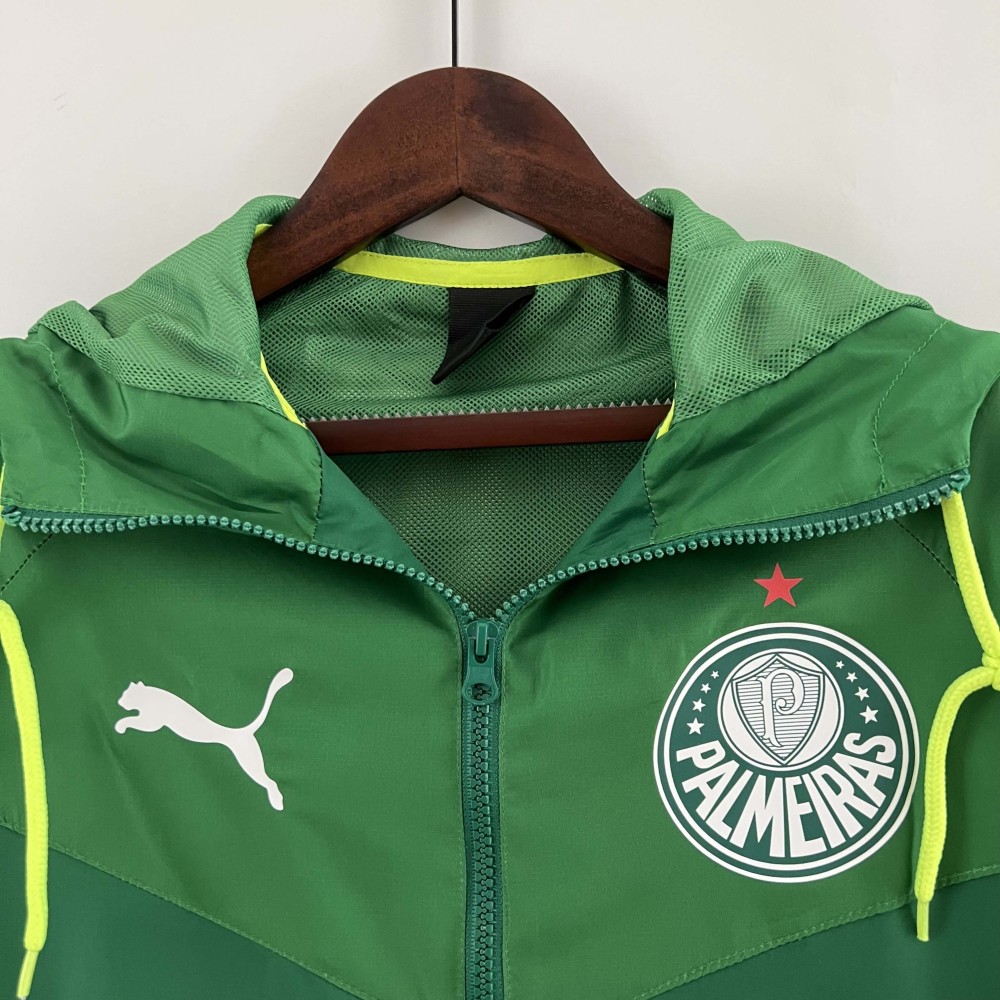 2023/2024 Palmeiras Windbreaker Green Jersey 1:1 Thai Quality