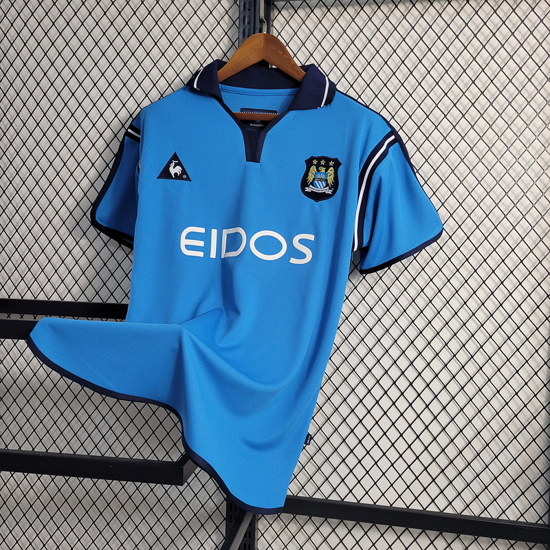 Retro 01-02 Manchester City home   Football jersey retro