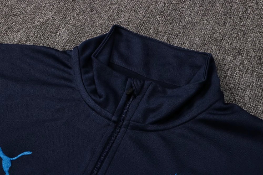 2021/2022 Italian half-pull training uniform blue suit