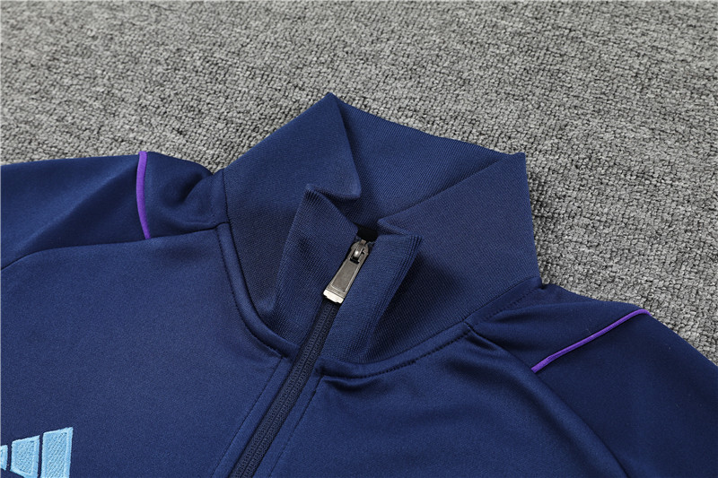 2022 Argentina Blue Long Pull Jacket Training Wear