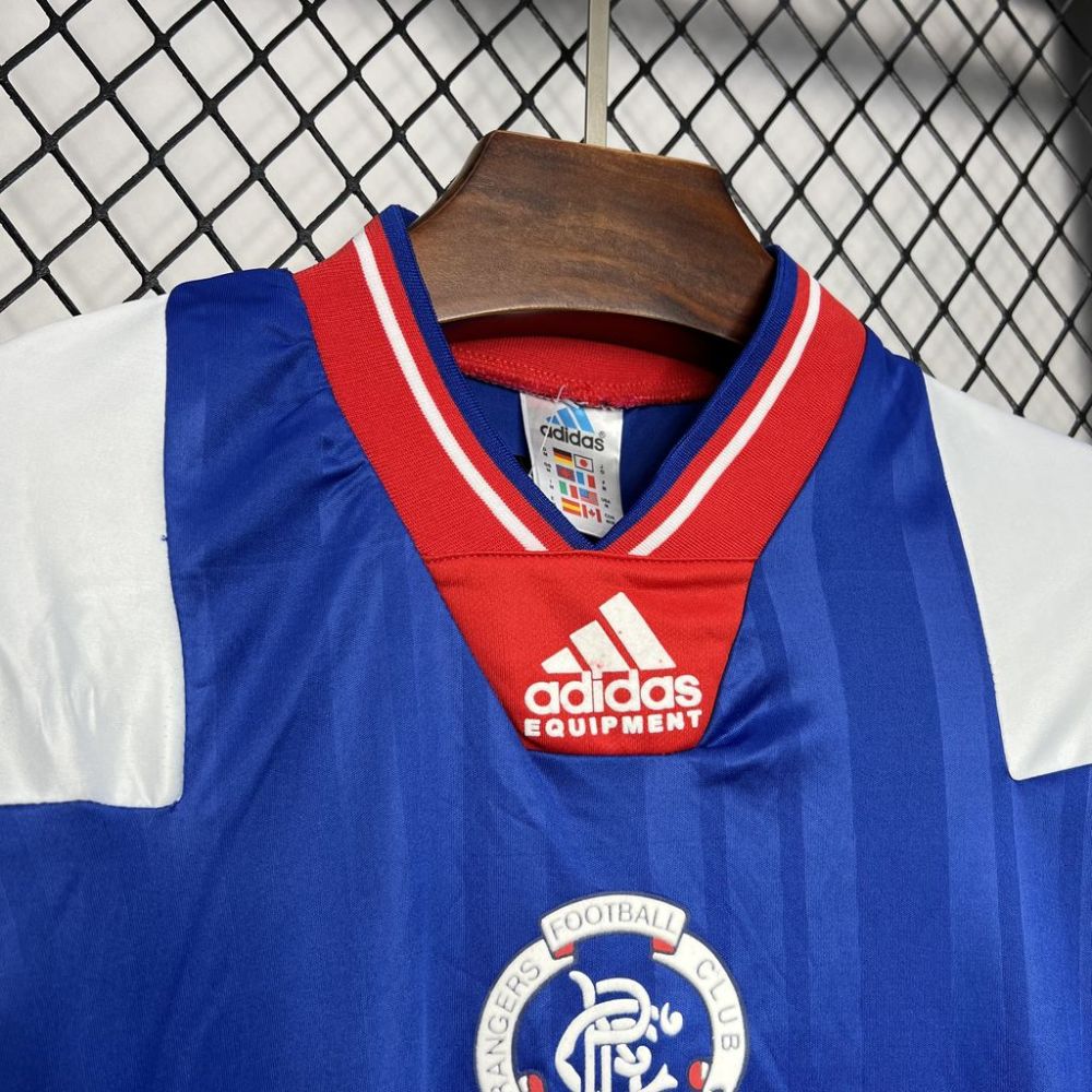 Retro 1992-94 Rangers Home football jersey Retro