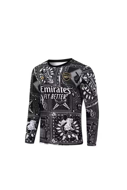 2023/2024 Arsenal Training Wear Black Football Shirt 1:1 Thai Quality Suit ?