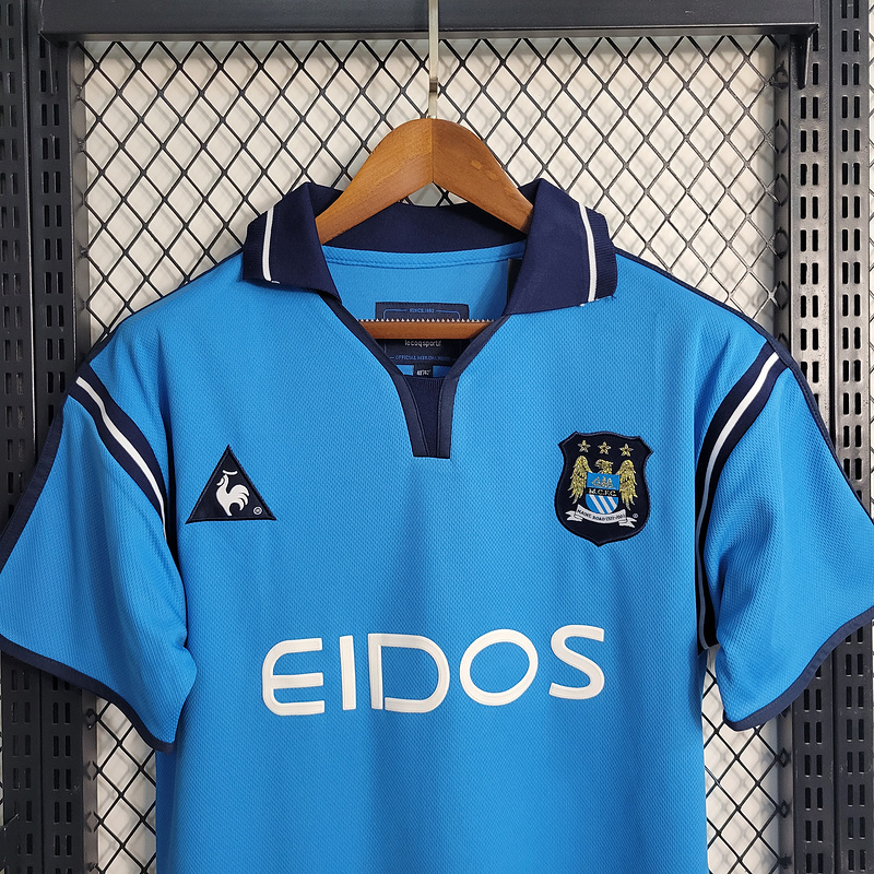 Retro 01-02 Manchester City home   Football jersey retro