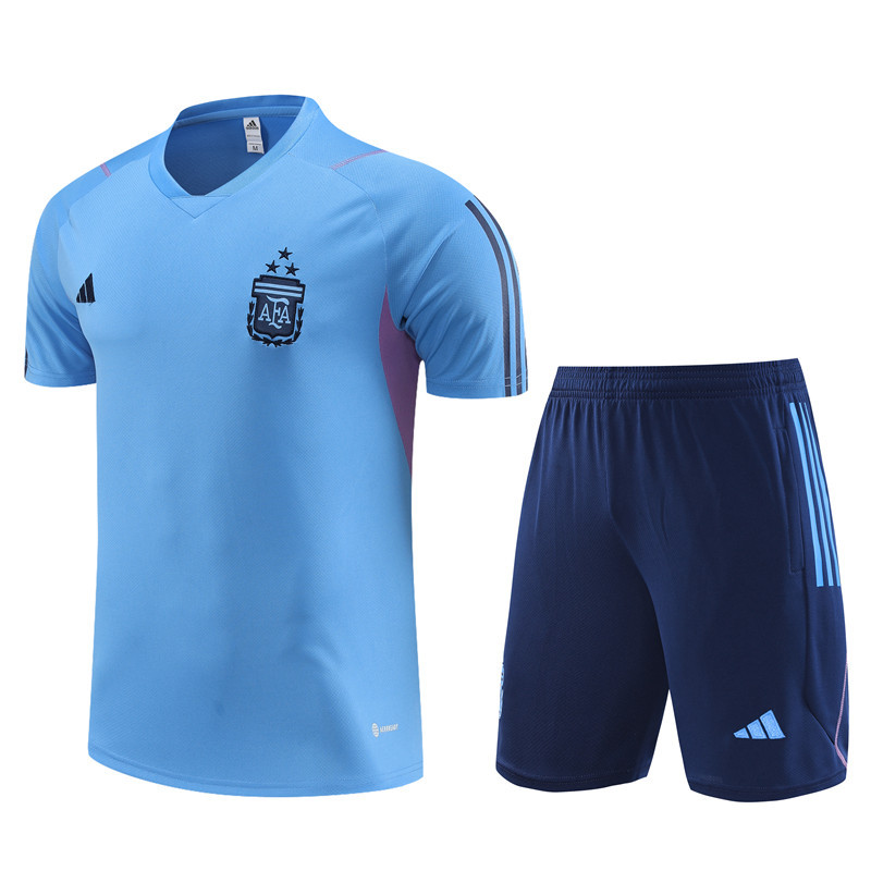 23-24-Argentina short-sleeved training clothes