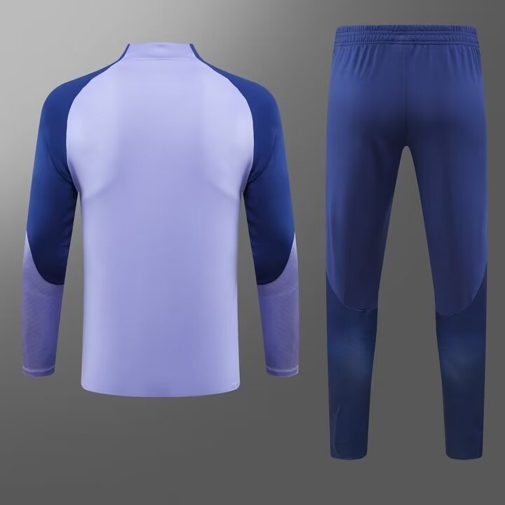 2023/2024 Tottenham Hotspur Half Pull Training Wear Purple Suit