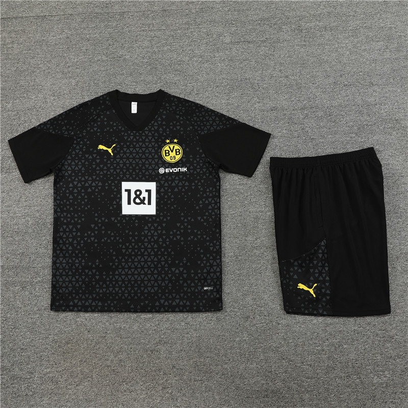 23-24 Short Sleeve Training Wear Dortmund Black