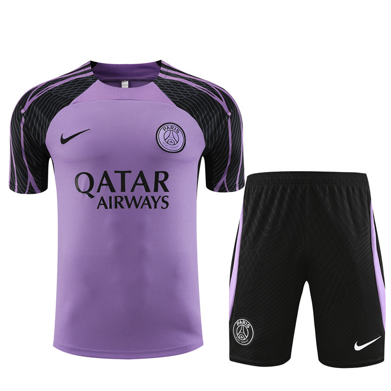 23-24 psg training short sleeve suit