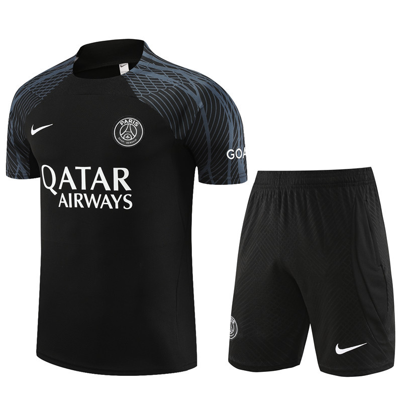 23-24 psg training short sleeve suit