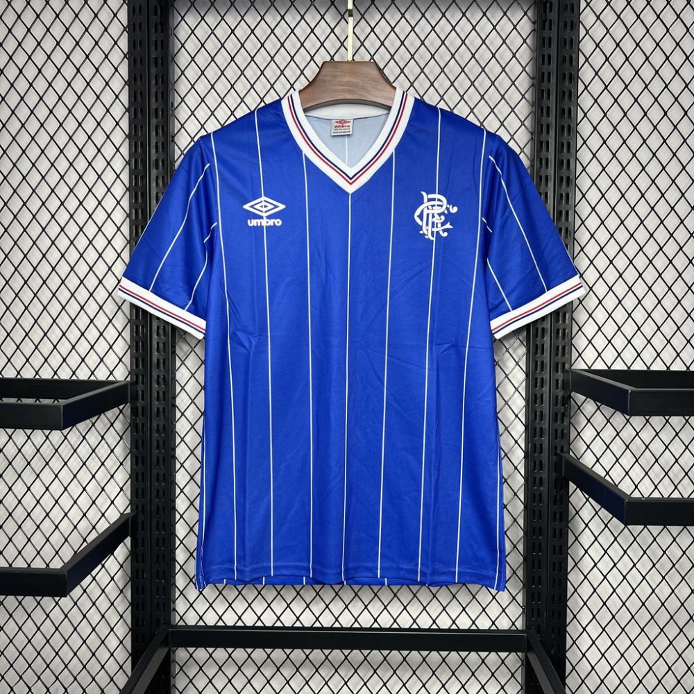 Retro 1982-83 Rangers Home football jersey Retro