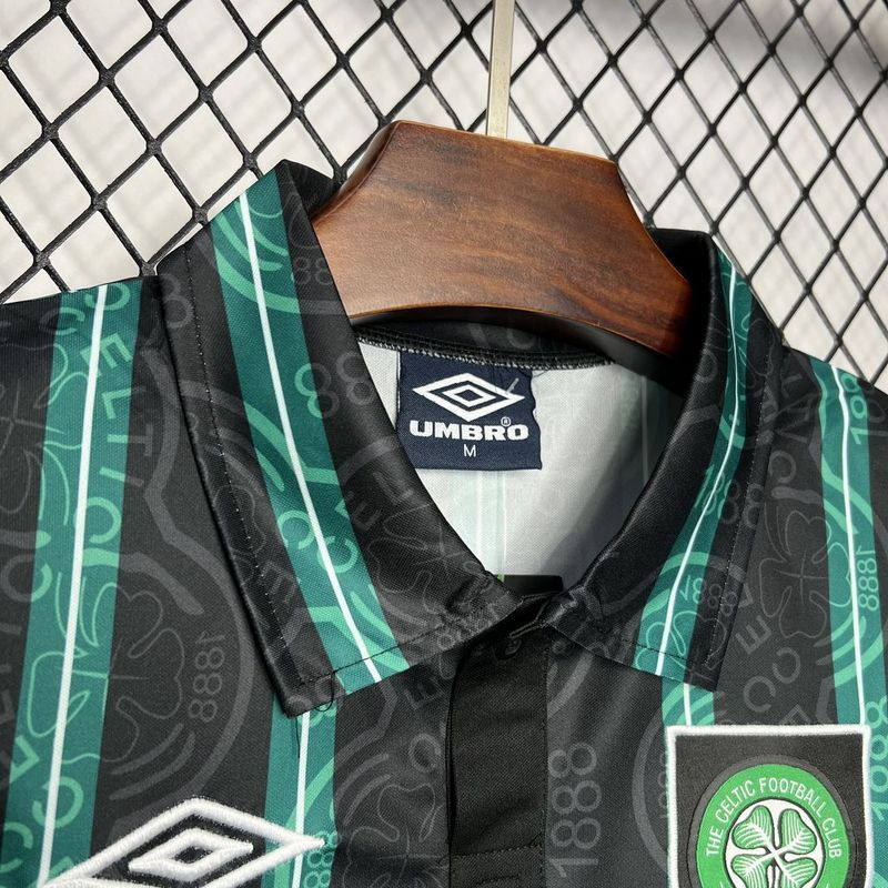 Retro 1992-93 Celtic Away football jersey retro