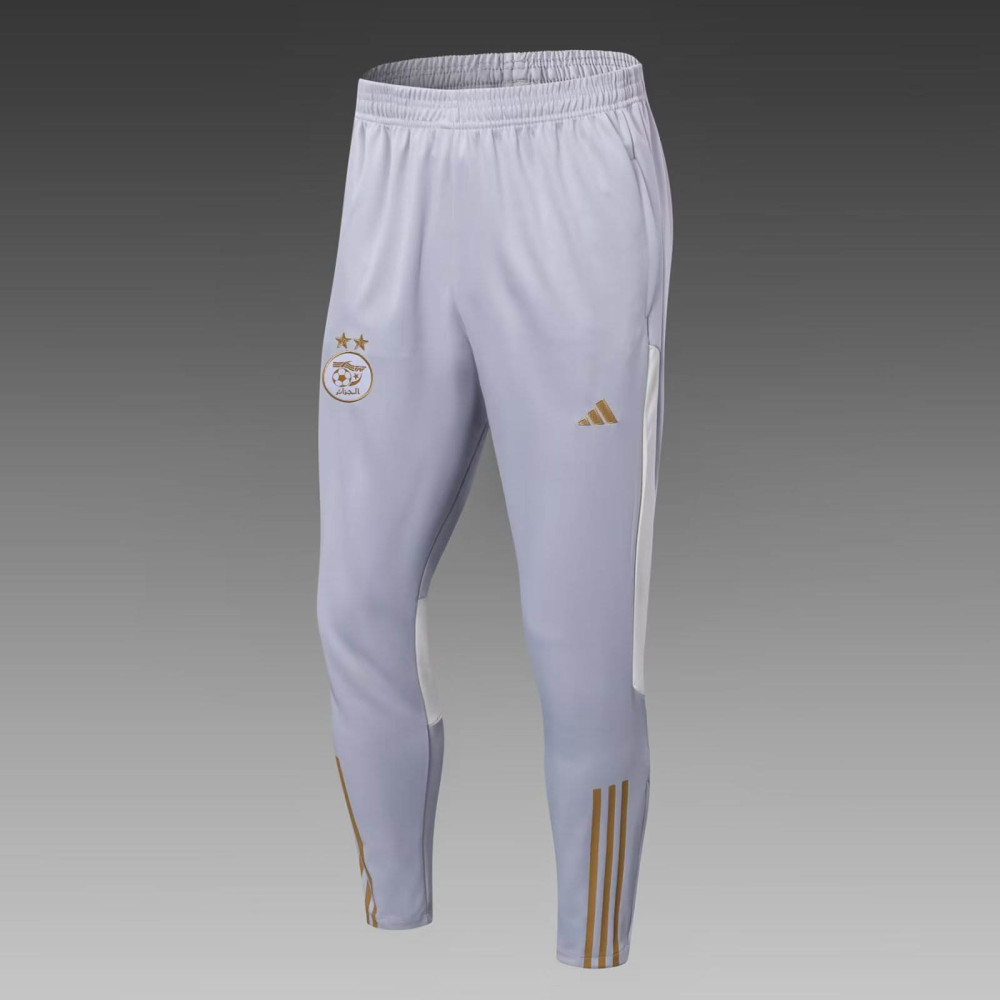 2022 Algeria National Team Half-Pull Training Suit White Shirt Set