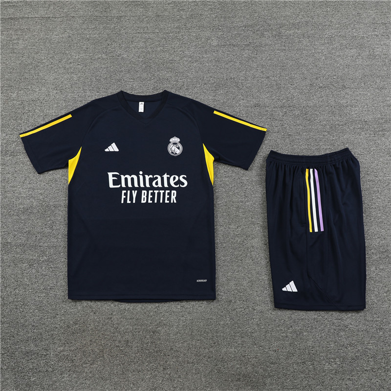 23-24 Real Madrid training short-sleeved suit