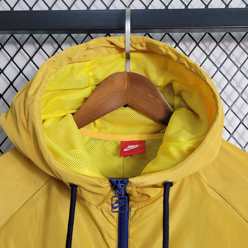23-24 player windbreaker Barcelona Royal Blue Yellow