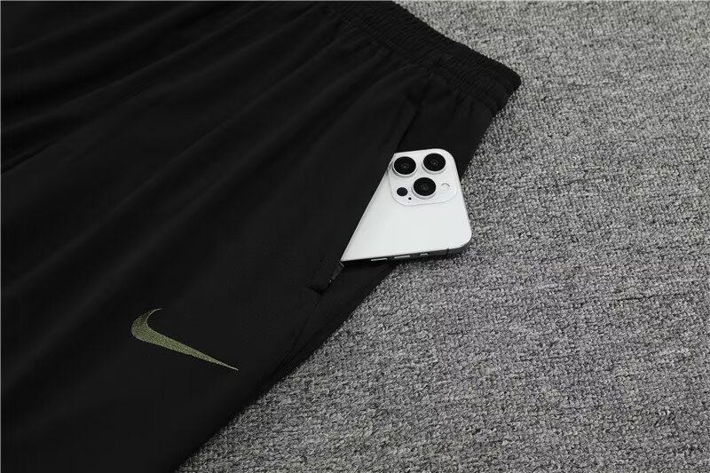 2023/2024 Atletico Madrid half-pull training uniform green camouflage uniform 1:1 Thai quality