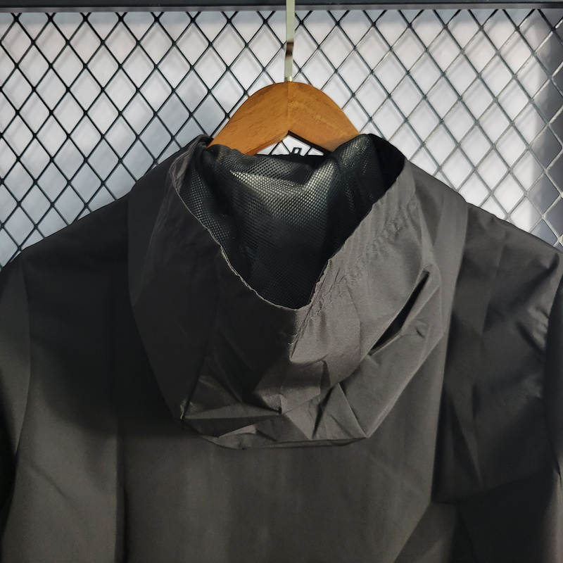 2022 Real Madrid Windbreaker Black