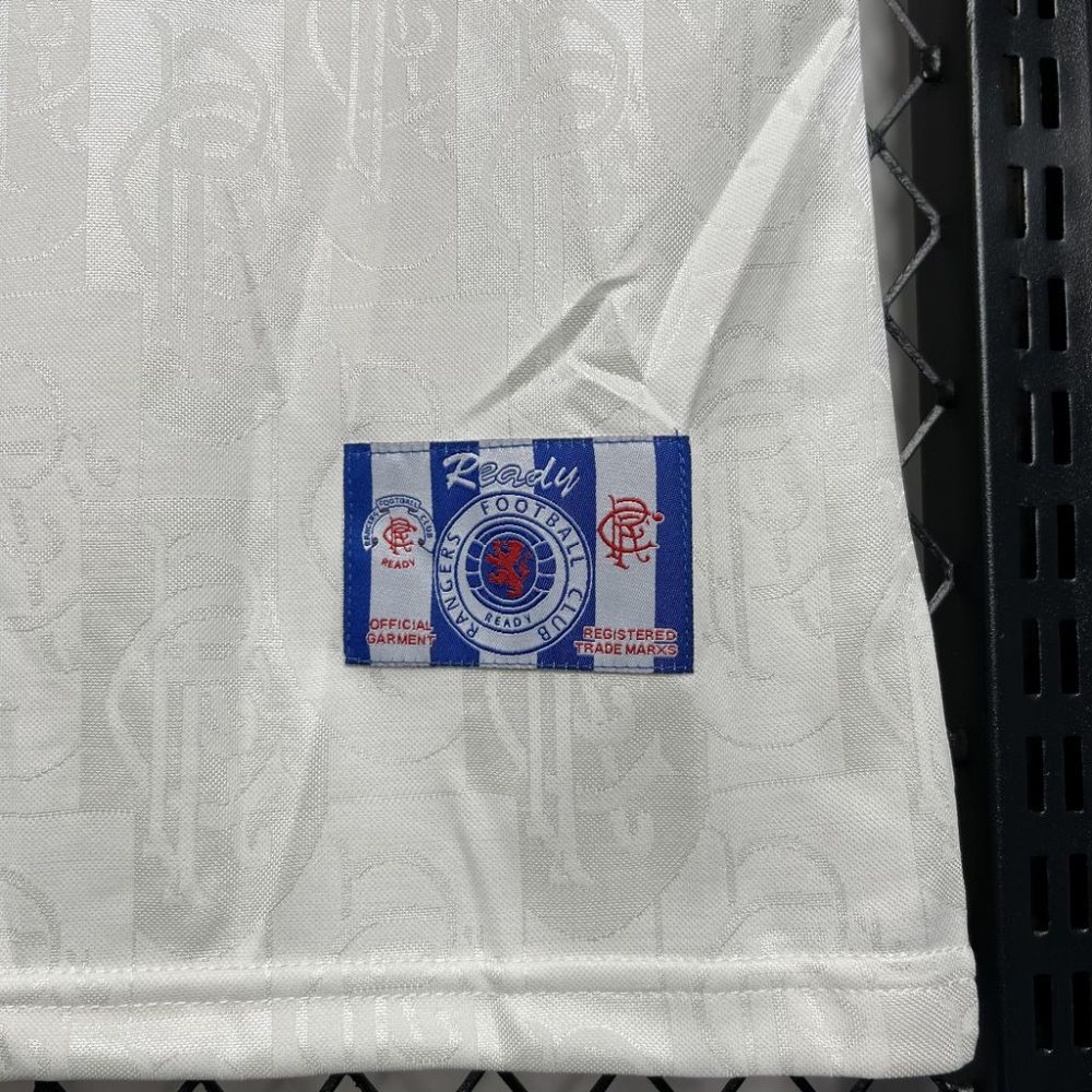 Retro 1996-97 Rangers away football jersey Retro
