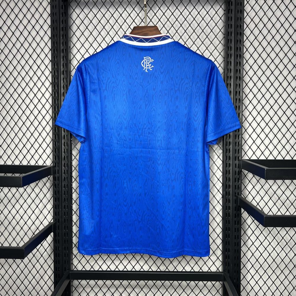 Retro 1990-92 Rangers Home football jersey Retro