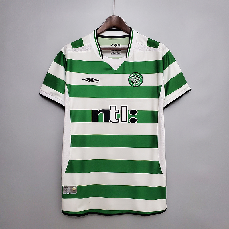 Retro 2001-03 Celtic Home football jersey retro