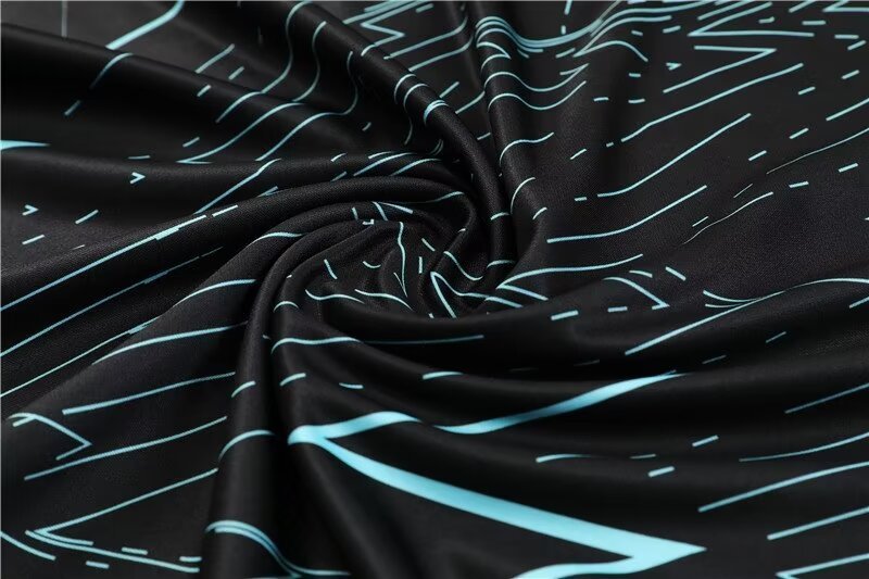 2023/2024 Manchester City Half Pull Training Wear Black Football Shirt