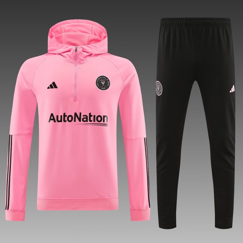2023/2024 Miami International Pink Sweatshirt Half Pull Up Training Wear