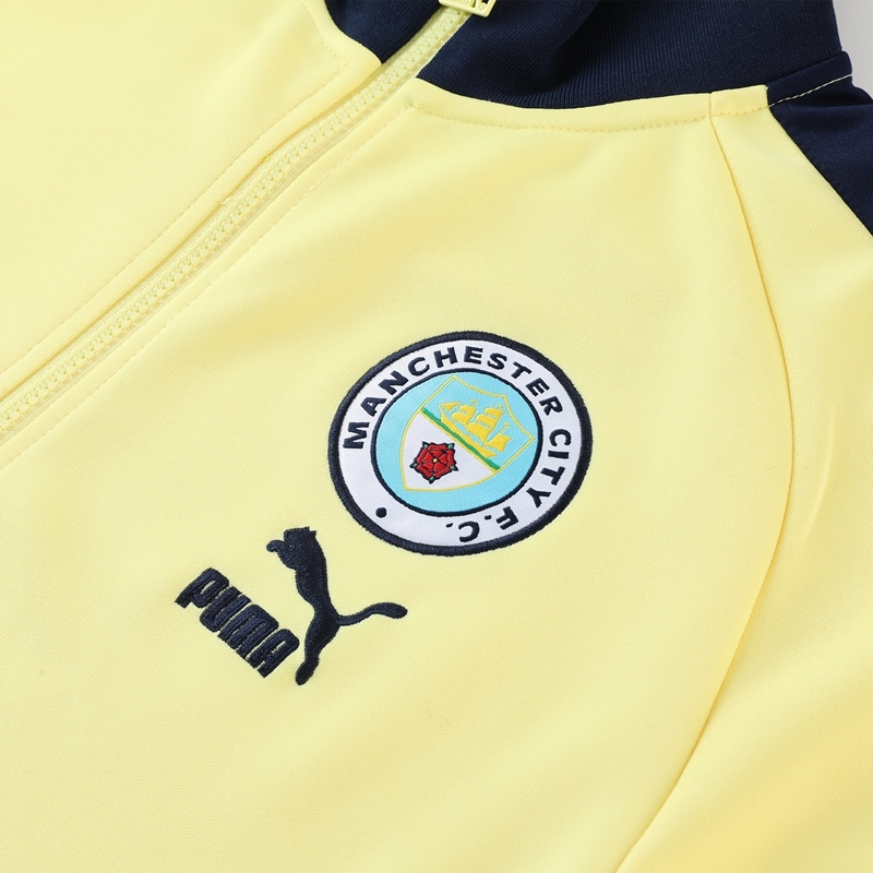 23-24 Manchester City Yellow Jackets Suit