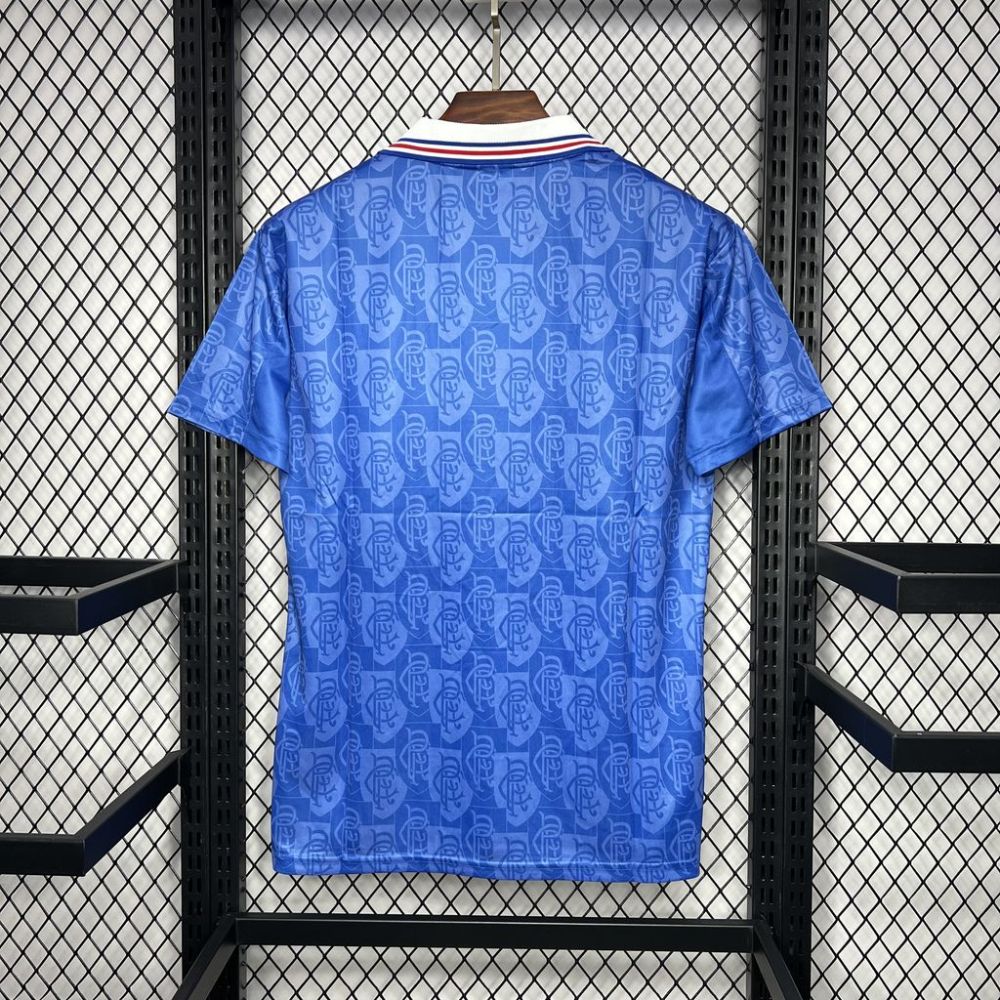 Retro 1996-97 Rangers Home football jersey Retro