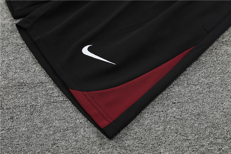 24-25 short-sleeved training clothes psg maroon