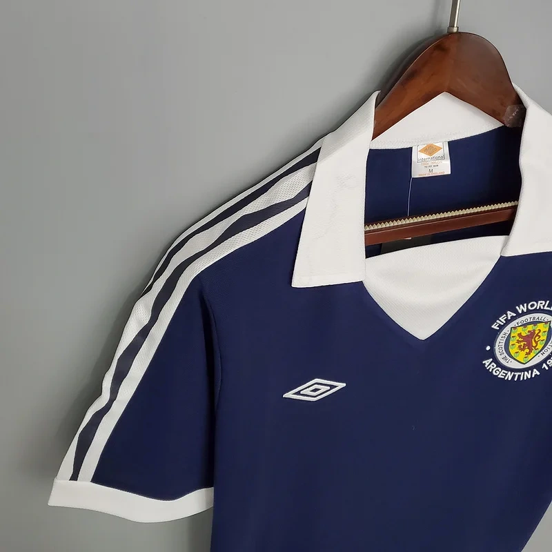 Retro 1978 Scotland Home Football jersey retro