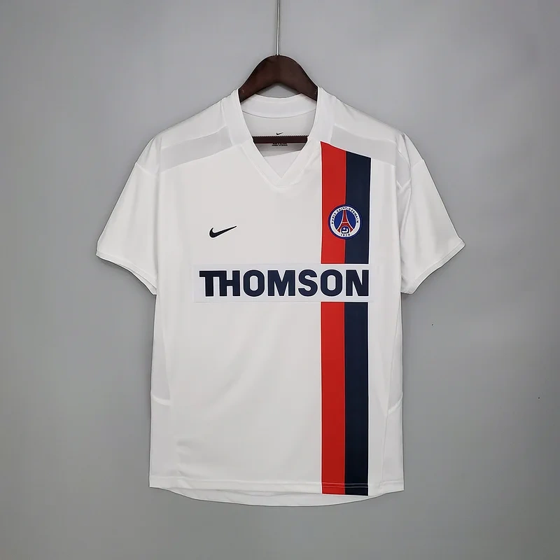 Retro PSG 2002-03 away white Football jersey retro