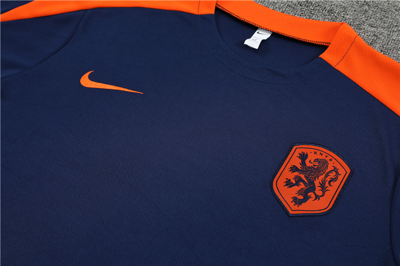 24-25 Short Sleeve Training Jersey Dutch Royal Blue