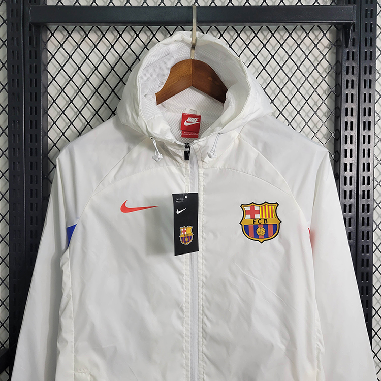 Windbreaker Barcelona White