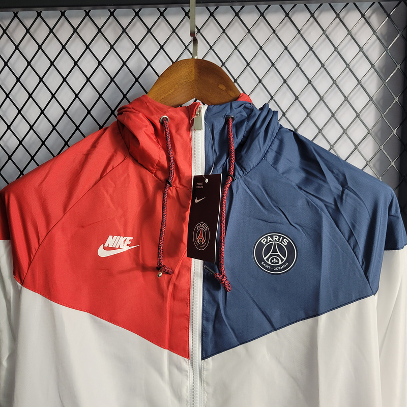 classic style Windbreaker PSG Black Red Blue