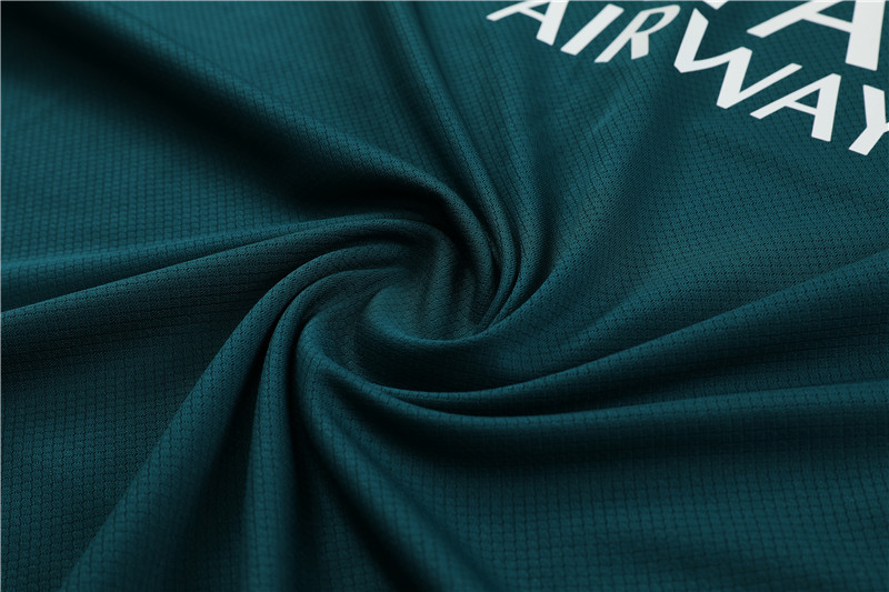 24-25 short sleeve training clothes psg green