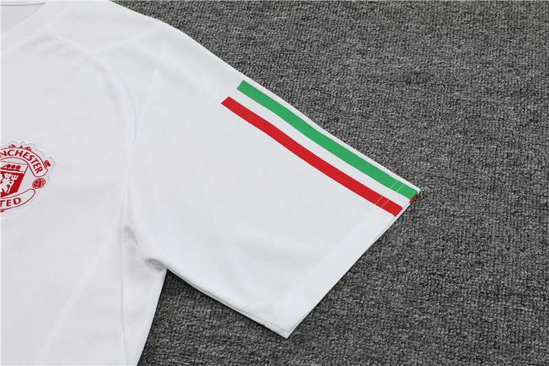 23-24-Manchester United short-sleeved training suit
