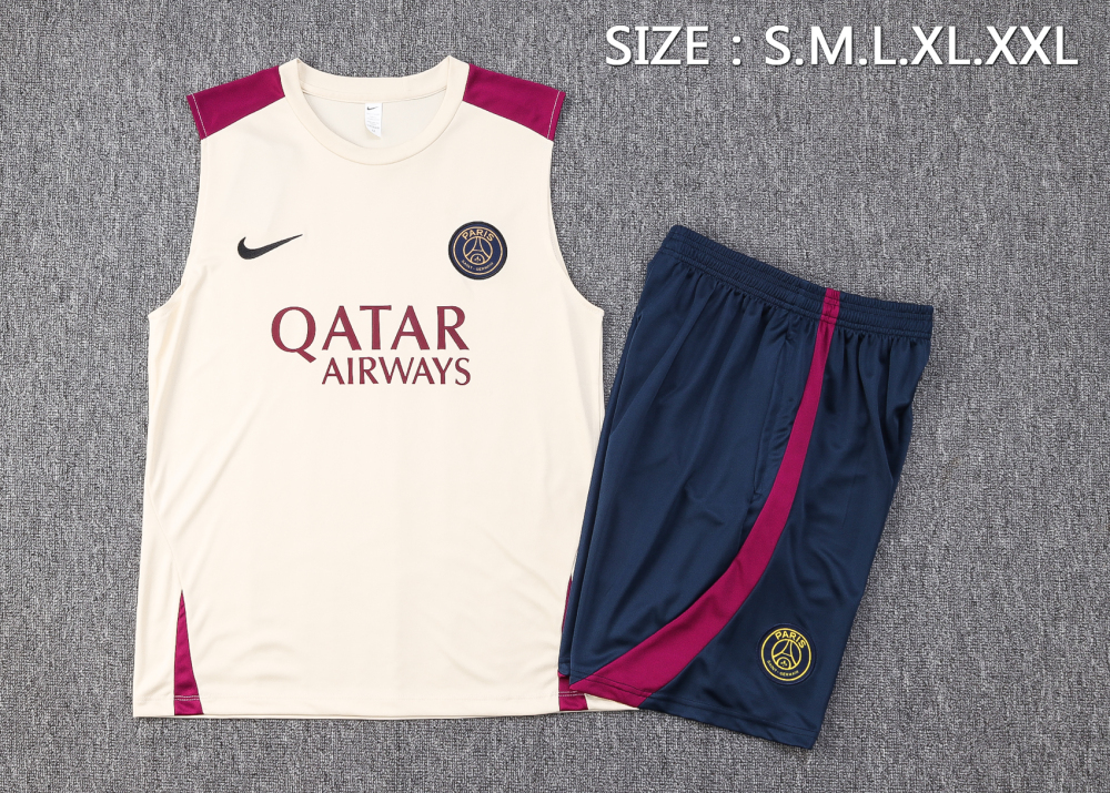 23-24 season psg sleeveless vest training wear
