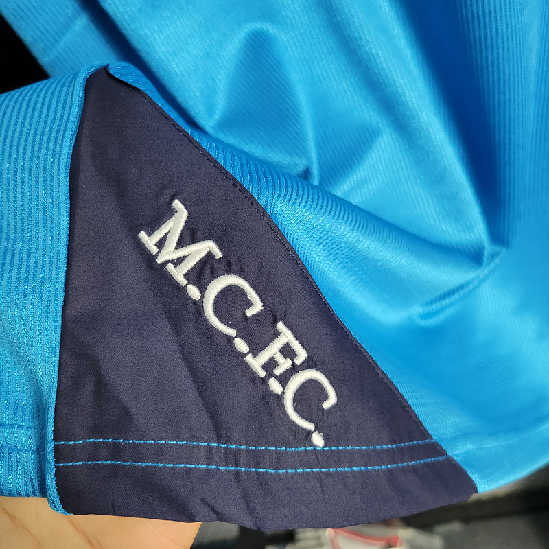 Retro Manchester City 99-01 home   Football jersey retro