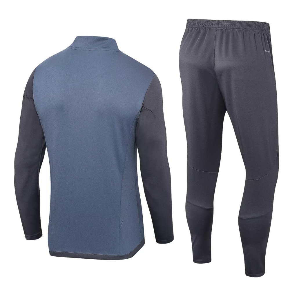 2023/2024 Real Madrid Special Edition Half Pull Training Wear Gray Suit