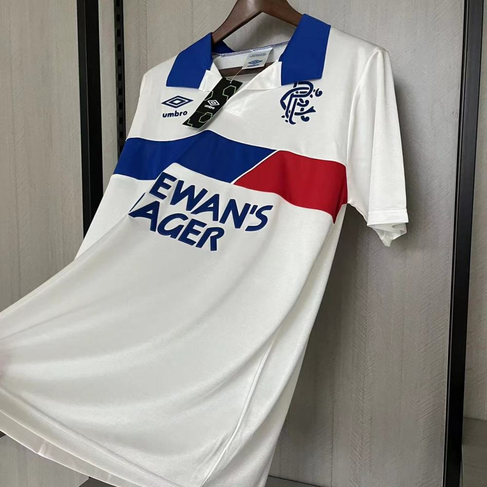 Retro 1994 Rangers away football jersey Retro