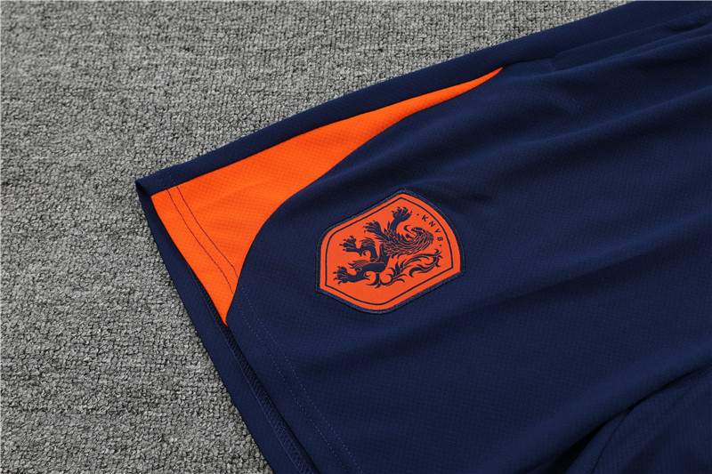24-25 Short Sleeve Training Jersey Dutch Royal Blue