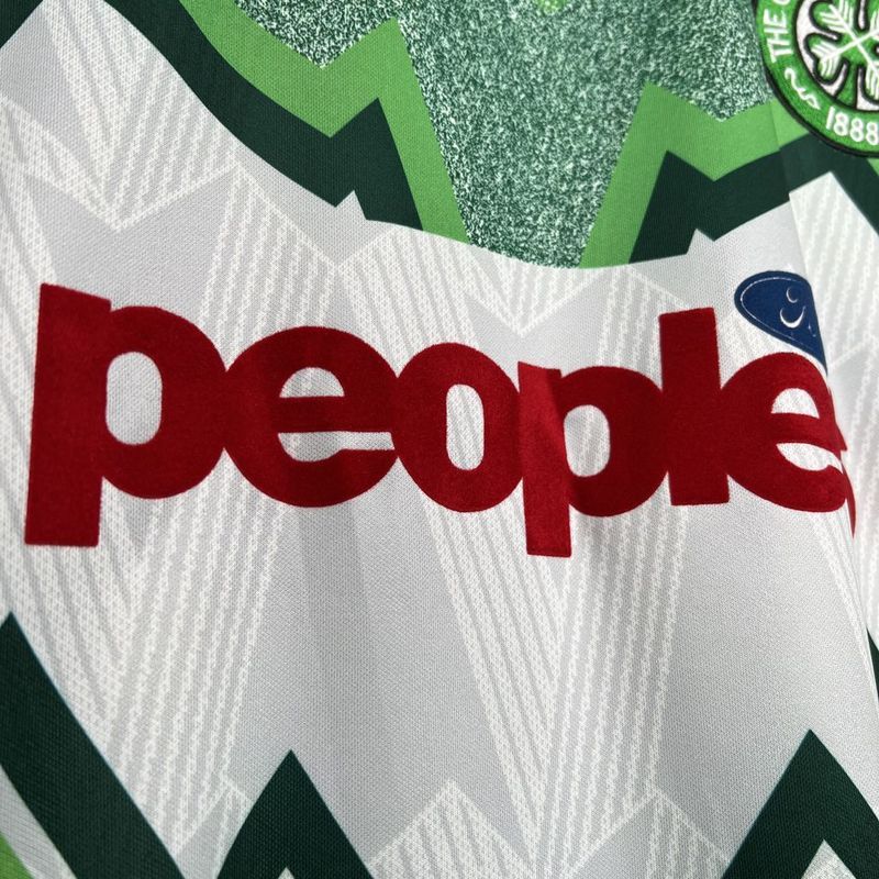Retro 1991-92 Celtic Away football jersey retro