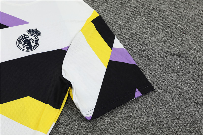 23-24 Real Madrid Camouflage Training Short Sleeve Suit