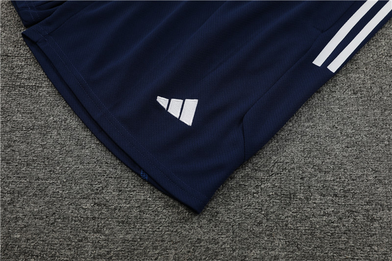 23-24-Short-sleeved training uniform Manchester United royal blue