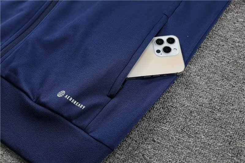 2022/2023 Argentina long zipper jacket royal blue set 1:1 Thai quality