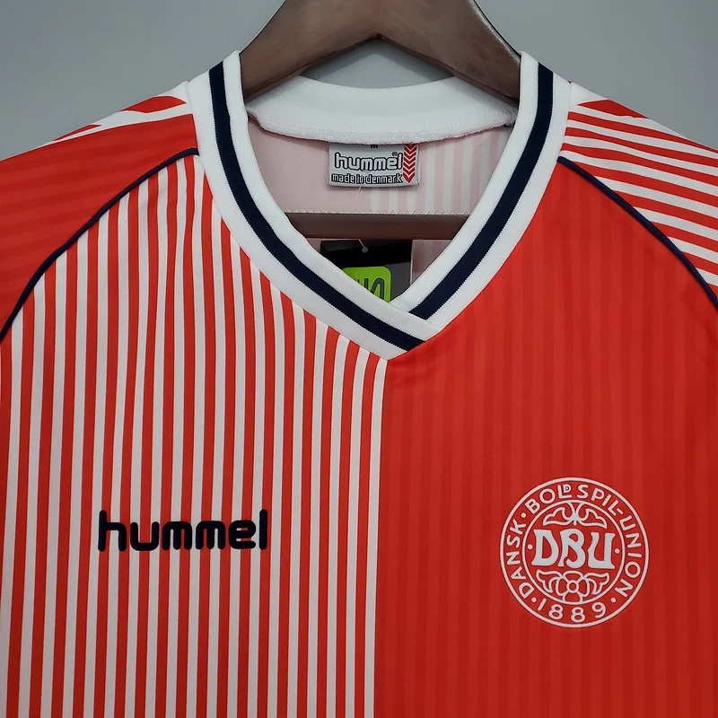 Retro Denmark 1986 home Football jersey retro