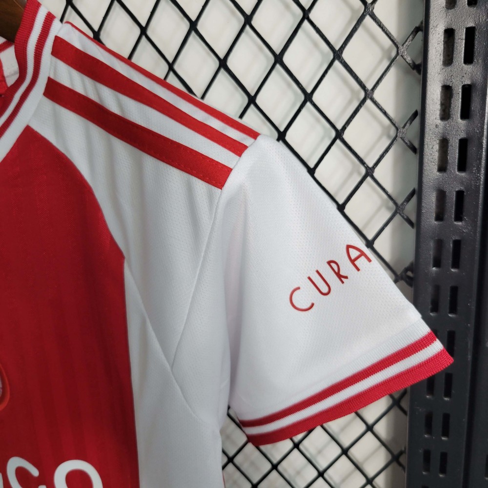 2023-24 Ajax Home Football Shirt 1:1 Thai Quality Kids