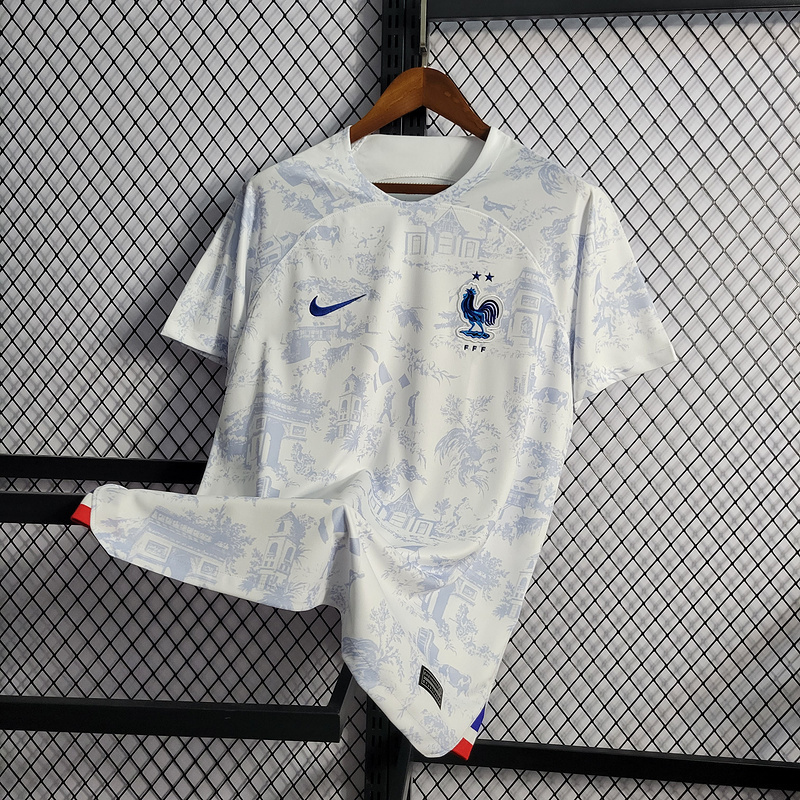 2022 France Away  Mbappe #10 Griezmann Coman Kante BENZEMA GIROUD Football Jersey
