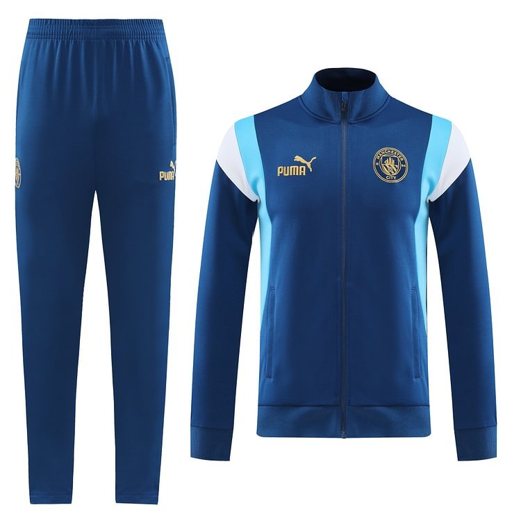 23-24 Manchester City 01 sapphire blue jacket suit