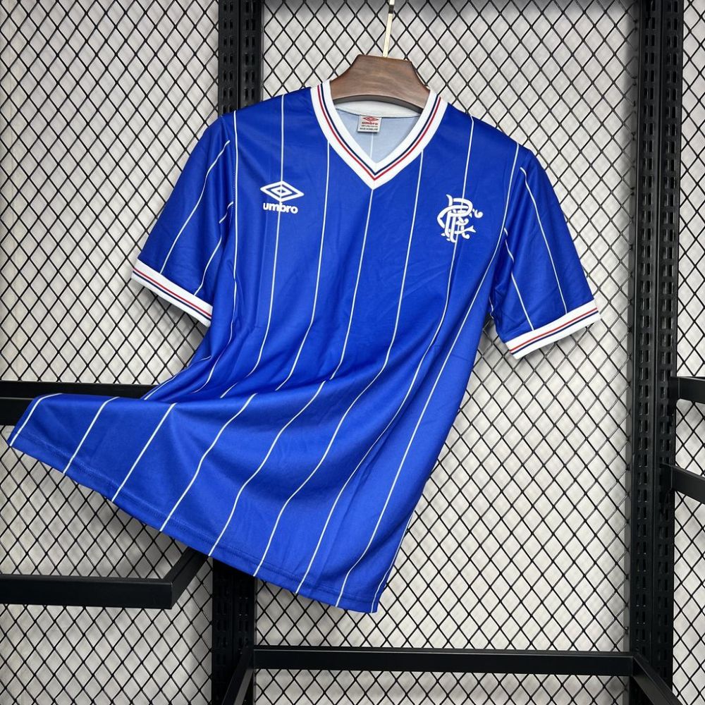 Retro 1982-83 Rangers Home football jersey Retro